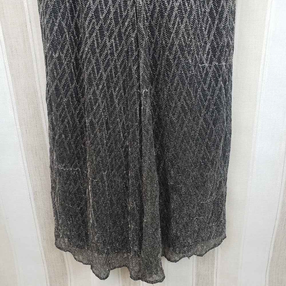 Vintage Jessica McClintock Gunne Sax Strapless Maxi Dress Sparkly‎ Size 7 - Picture 7 of 13